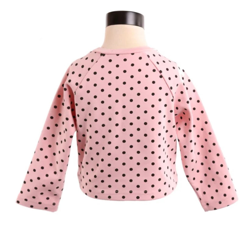 Pink dot long sleeve