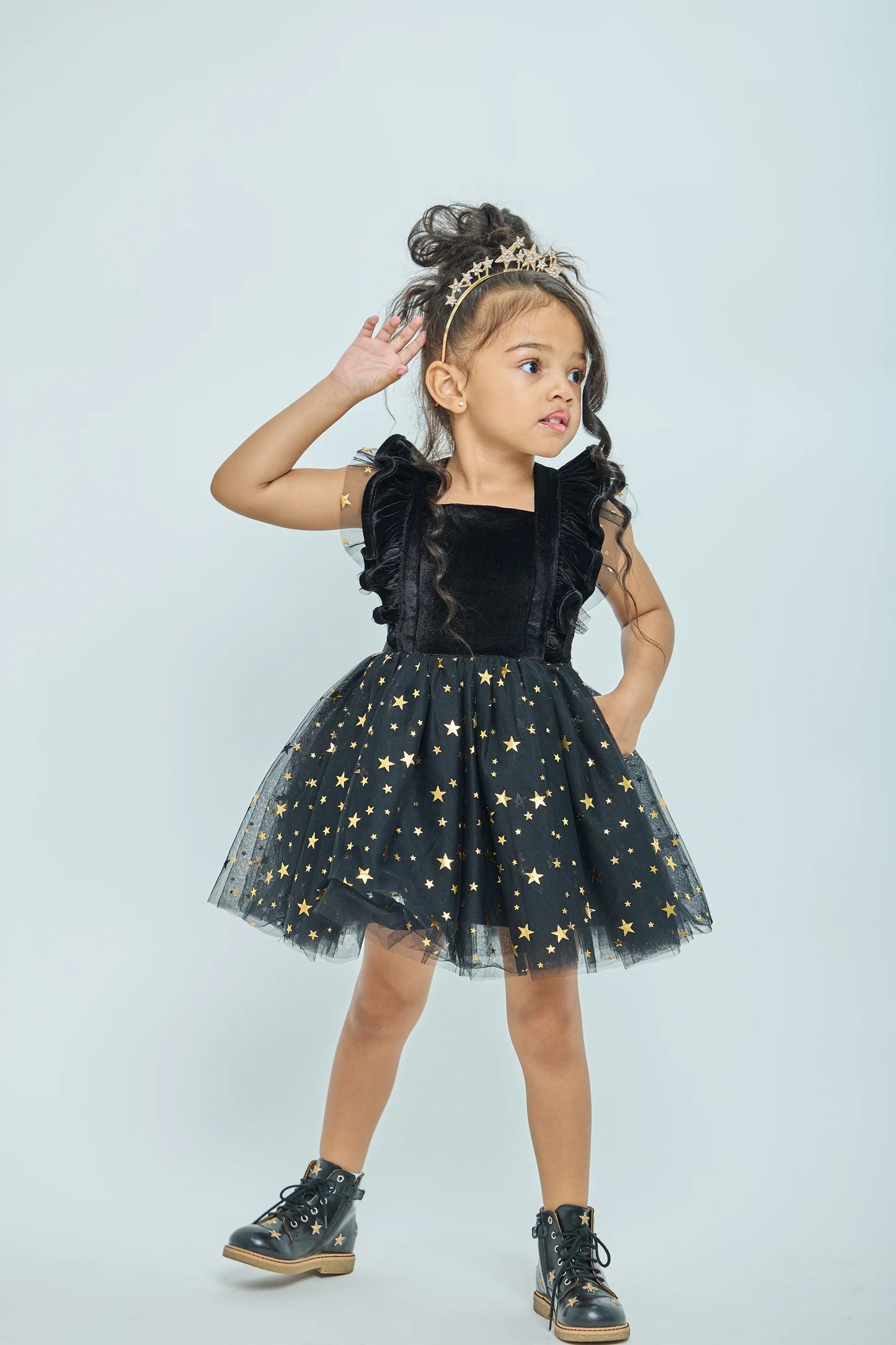 Gold Star Dress
