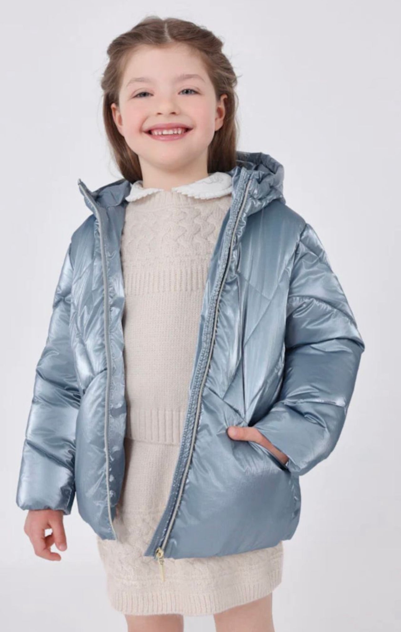 Mayoral metallic puffer jacket