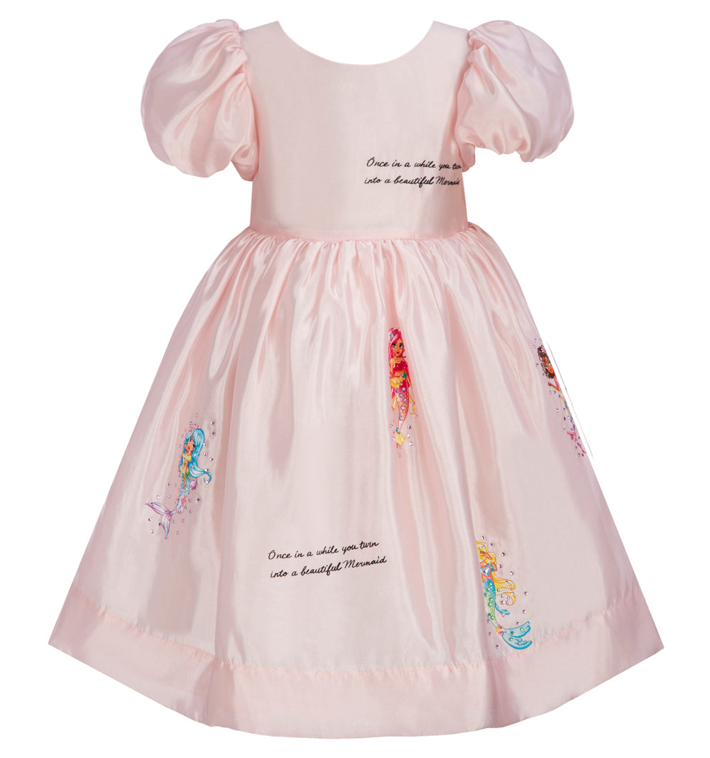 Pink mermaid dress