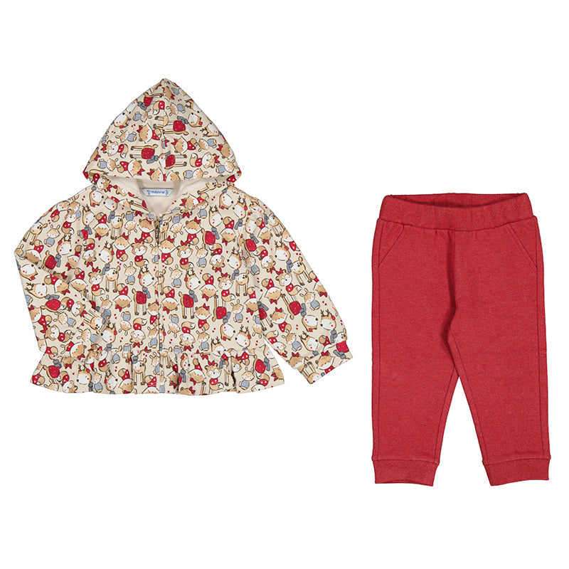 Baby 2 Piece Print Tracksuit Set