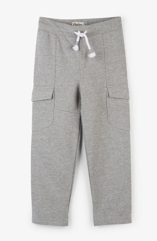 Grey Cargo Joggers