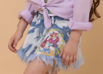 Blue/White Jean shorts