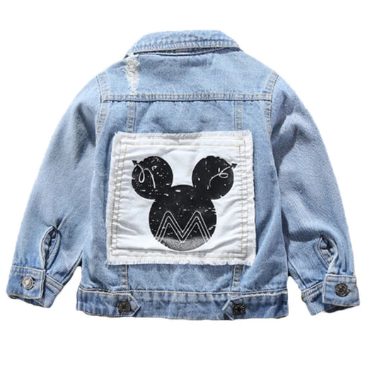 Mickey Mouse Denim Jacket Coats