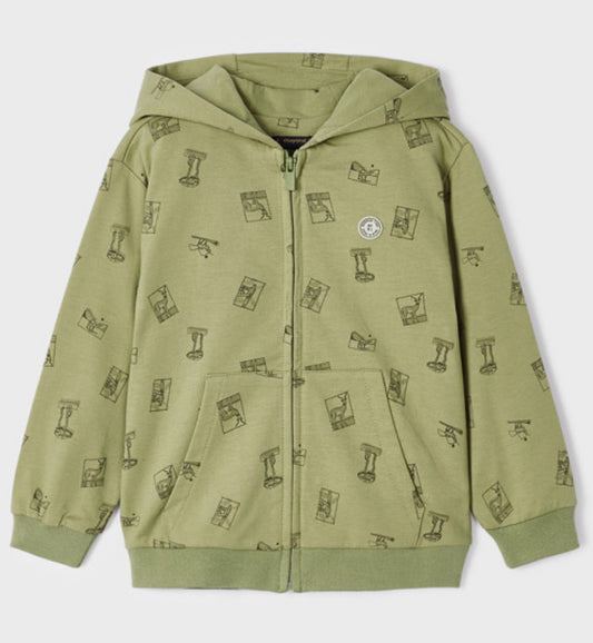 Olive Safari Print Jacket
