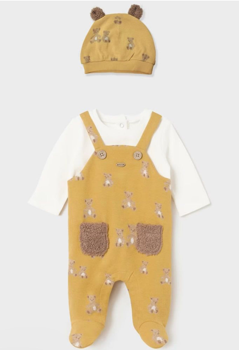 One Piece Outfit & Hat with Ears Set