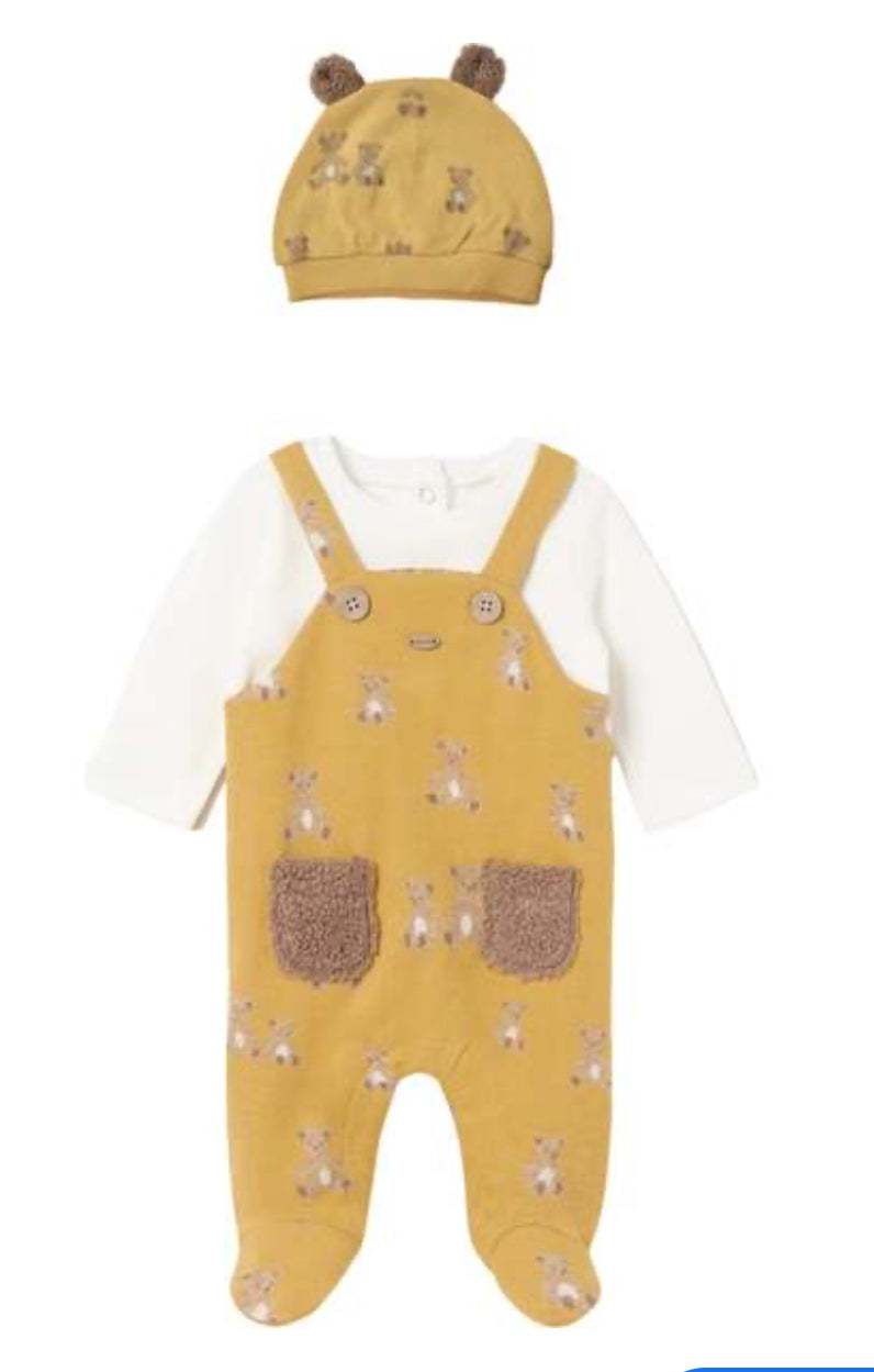One Piece Outfit & Hat with Ears Set