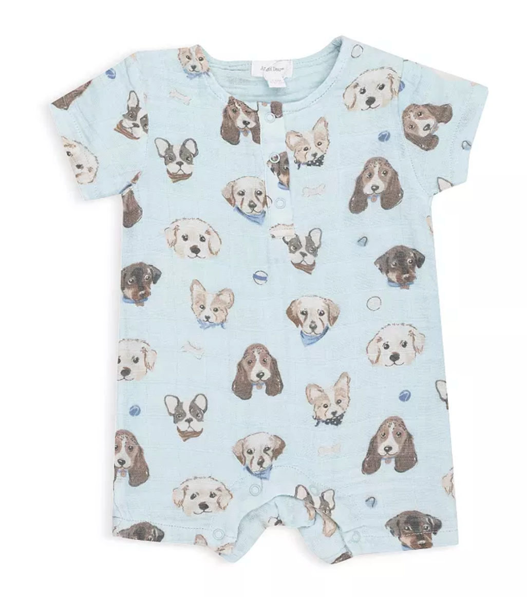Angel Dear Blue Dogs Onesie