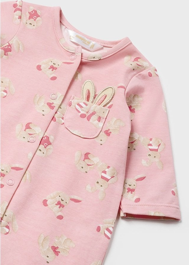 Mayoral Pink Bunny Romper