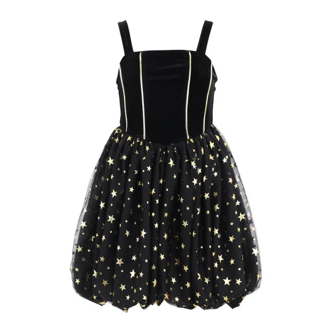 Gold Star Bubble Dress