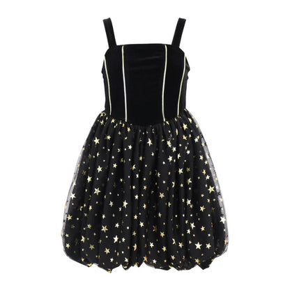 Gold Star Bubble Dress