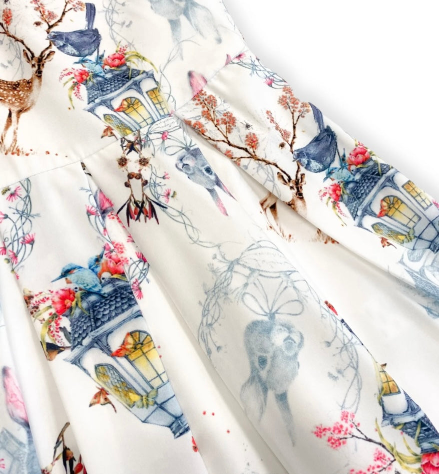 Nature Pleated Dress