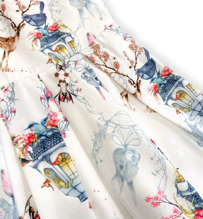 Nature Pleated Dress