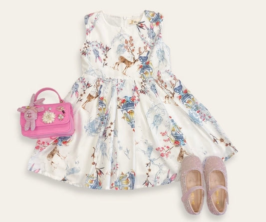 Nature Pleated Dress