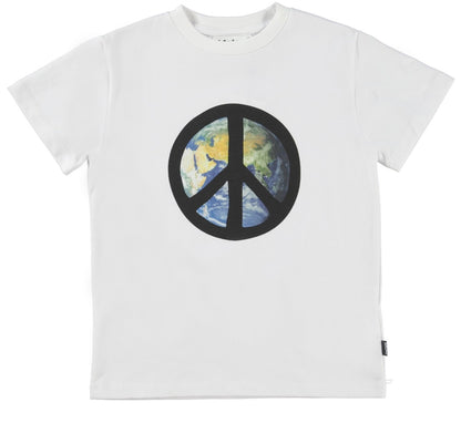 Earth with peace sign T-Shirt