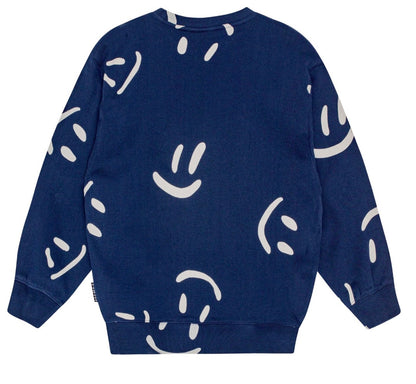 Big Smiles Navy Sweatshirt.