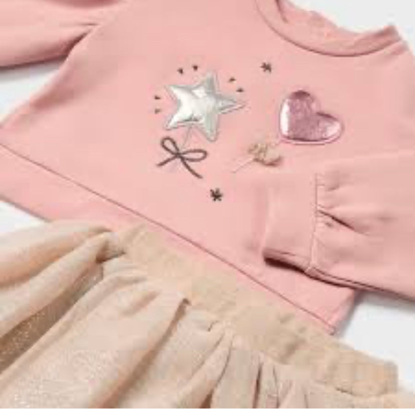 Mayoral Baby&Toddler Girls Tutu $ Leggins Set Blush
