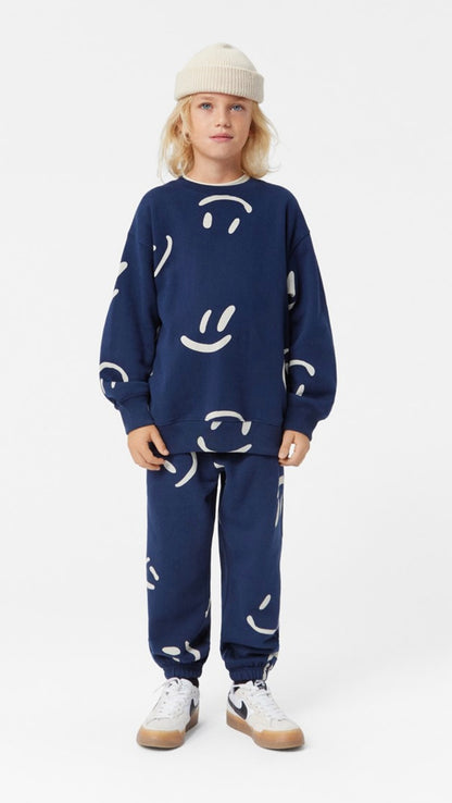 Big Smiles Navy Sweatshirt.