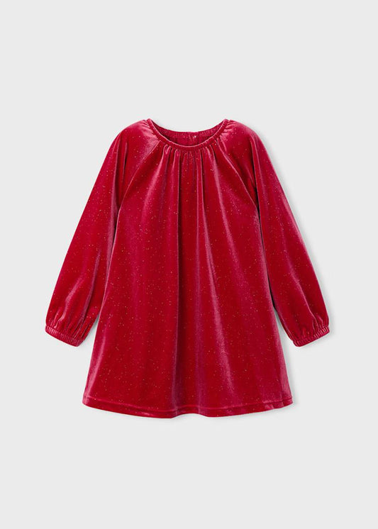 Dark red dress