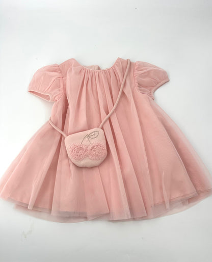 Baby tulle dress with bag