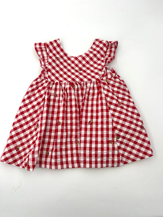 Mayoral dress with strawberry