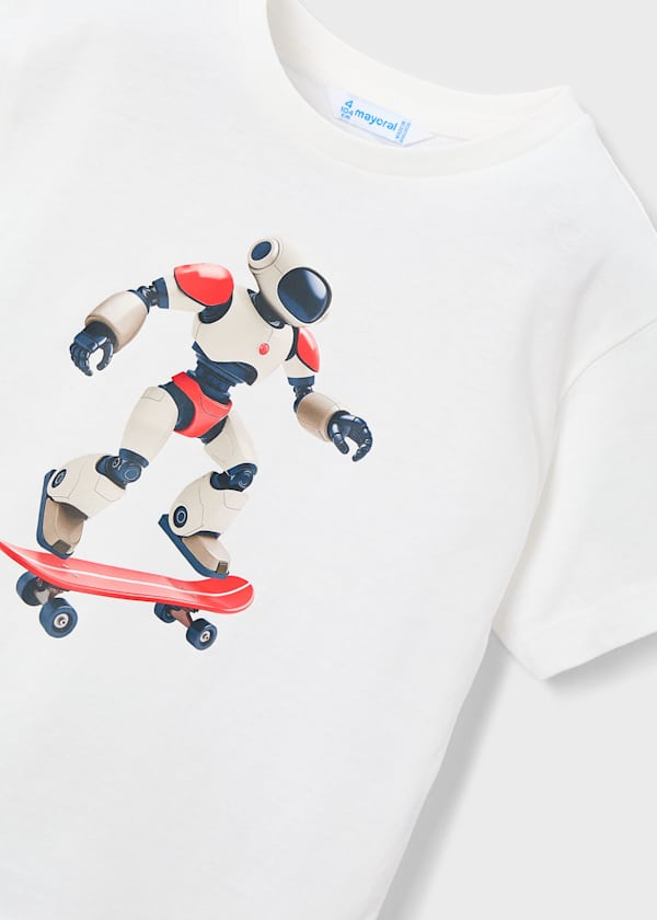 3-piece robot knit set boy