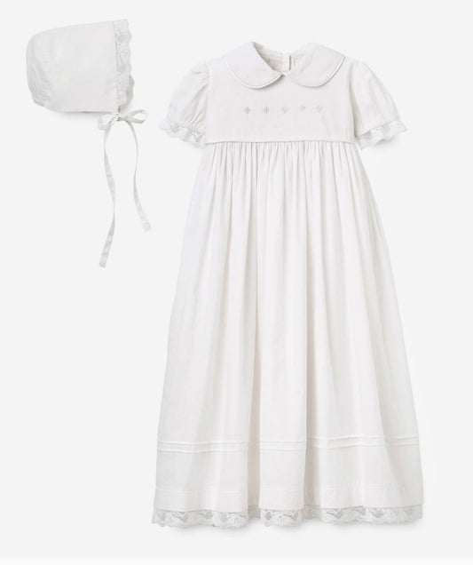 GIRLS' GOWN & BONNET CHRISTENING