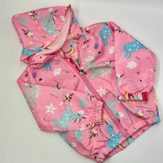 Pink raincoat