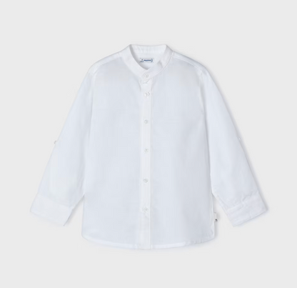 Boys mandarin collar shirt Better Cotton