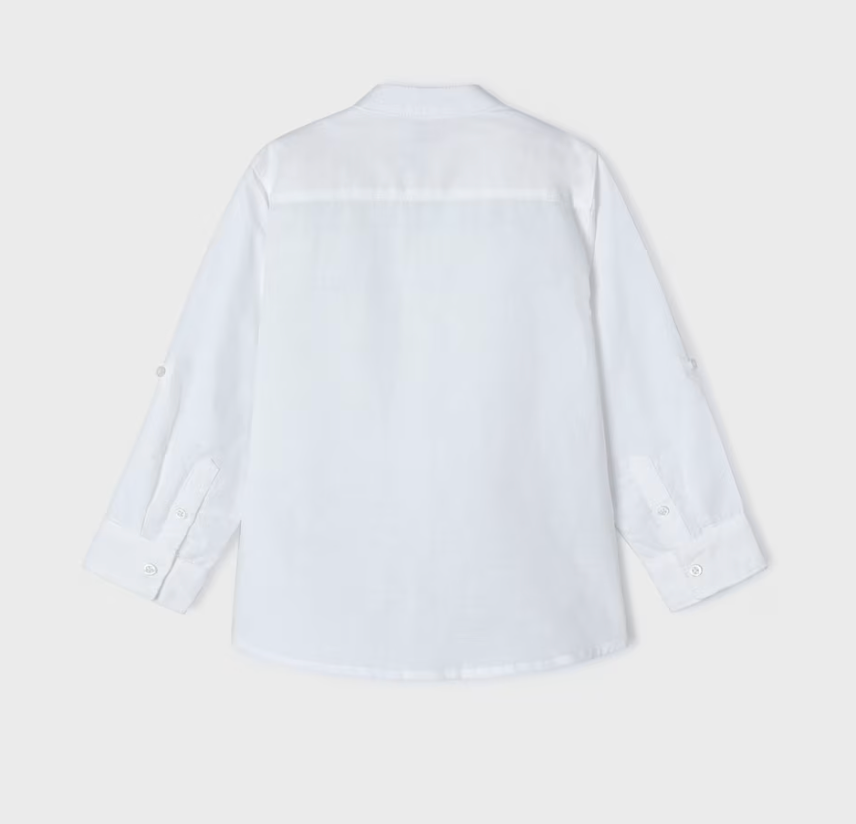Boys mandarin collar shirt Better Cotton