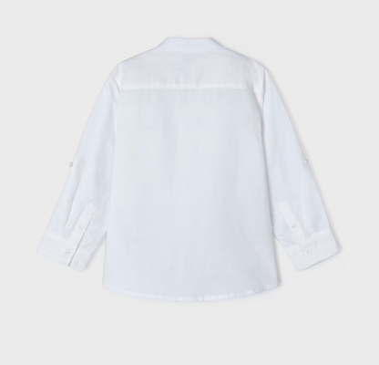 Boys mandarin collar shirt Better Cotton